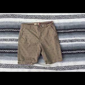 Hudson and Barrow khaki shorts